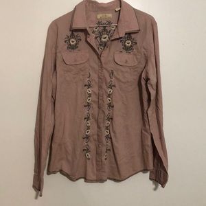 Natural reflection blouse